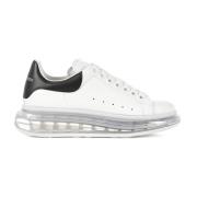 Alexander McQueen Oversized Transparent Sole Sneakers White, Herr