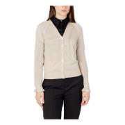 Vila Cardigans Beige, Dam