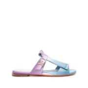 Santoni Fringed Dua Sandals Multicolor, Dam