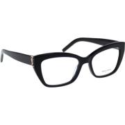 Saint Laurent Stiliga original receptglasögon för män Black, Herr