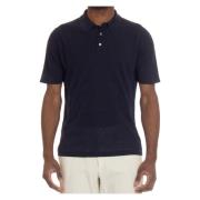 Roberto Collina Polo Shirts Blue, Herr