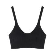 Aeron Sleeveless Tops Black, Dam