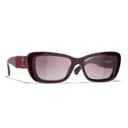 Chanel Sunglasses Red, Unisex