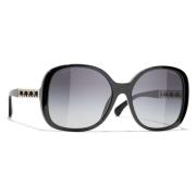 Chanel Sunglasses Black, Dam