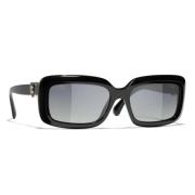 Chanel Sunglasses Black, Unisex