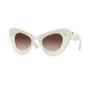 Valentino Modern Solglasögon Va4090 Modell White, Dam