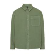 A.p.c. Broderad Basile Skjorta - Khaki Green, Herr