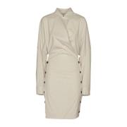 Philosophy di Lorenzo Serafini Shirt Dresses Beige, Dam