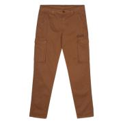 Aspesi Straight Trousers Brown, Herr