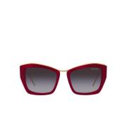 Miu Miu Stiliga Mu02Ys Solglasögon Red, Dam