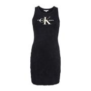 Calvin Klein Jeans Short Dresses Black, Dam