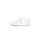 Ralph Lauren Läder Sneakers med Mockadetaljer White, Herr