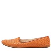 Bottega Veneta Vintage Pre-owned Laeder lgskor Orange, Dam