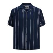 Jack & Jones Short Sleeve Shirts Blue, Herr