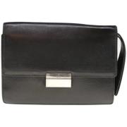 Gucci Vintage Pre-owned Laeder kuvertvskor Black, Dam