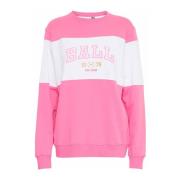 Ball Mysig Broderad Sweatshirt Pink, Dam