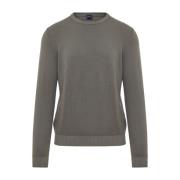 Fedeli Round-neck Knitwear Gray, Herr