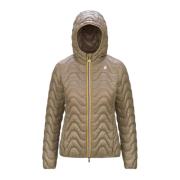 K-Way Eco Warm Beige Taupe Pufferjacka Beige, Dam