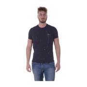 Armani Jeans Casual Sweatshirt Tee Blue, Herr