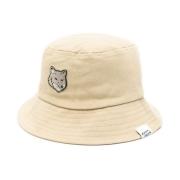 Maison Kitsuné Hats Beige, Herr