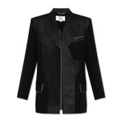 Victoria Beckham Blazer med kontrasterande kant Black, Dam