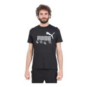 Puma T-Shirts Black, Herr