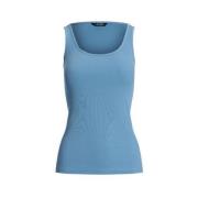 Ralph Lauren Sleeveless Tops Blue, Dam