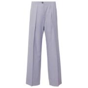 Acne Studios Höga midjebreddbyxor Purple, Dam