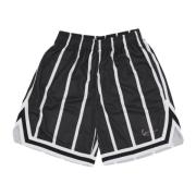 Karl Kani Randig Mesh Basketbollshorts Svart/Vit Black, Herr