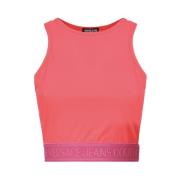 Versace Jeans Couture Stilren Top Pink, Dam