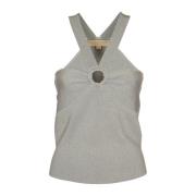 Michael Kors Silver O Ring Datum Tanktopp Gray, Dam