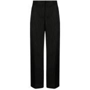 Msgm Trousers Black, Dam