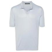 Tagliatore Polo Shirts Gray, Herr