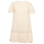 Balenciaga Vintage Pre-owned Silke klnningar Beige, Dam