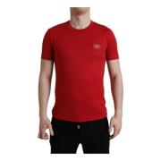 Dolce & Gabbana T-Shirts Red, Herr