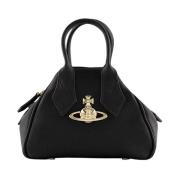 Vivienne Westwood Saffiano Mini Yasmine Väska Black, Dam