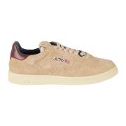 Autry Logo Patched Low Sneakers Beige, Dam