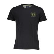 La Martina T-Shirts Black, Herr
