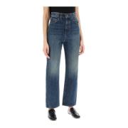 Khaite Straight Jeans Blue, Dam