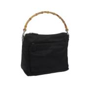 Gucci Vintage Pre-owned Nylon gucci-vskor Black, Dam