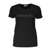 Patrizia Pepe T-Shirts Black, Dam