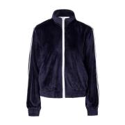 Wakakuu Icons Louie zip sweater Blue, Dam