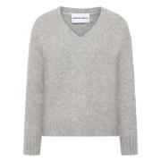 Emerson Renaldi V-neck Knitwear Gray, Dam