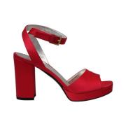 Ines De La Fressange Paris Plattformsandal Red, Dam