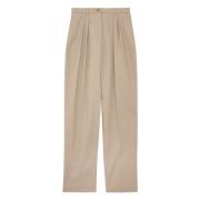 Ines De La Fressange Paris Beige Marlow byxor Beige, Dam