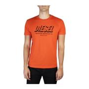 Diesel T-Shirts Orange, Herr