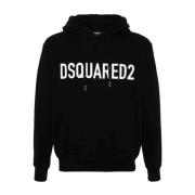 Dsquared2 Hoodies Black, Herr