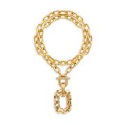 Paco Rabanne Necklaces Beige, Dam