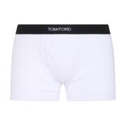 Tom Ford Vit Bomullsblandad Boxerbriefs White, Herr