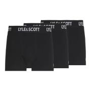 Lyle & Scott Svarta Boxershorts Black, Herr